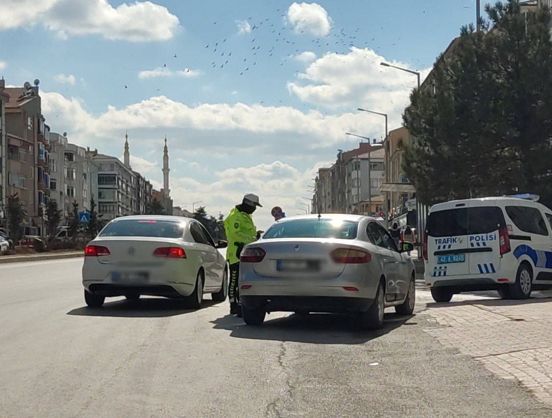 Kulu’da dron destekli trafik denetimleri