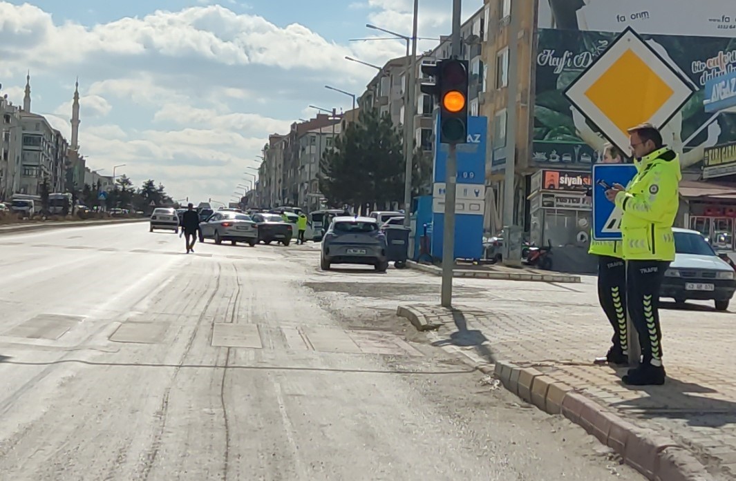 Kulu’da dron destekli trafik denetimleri