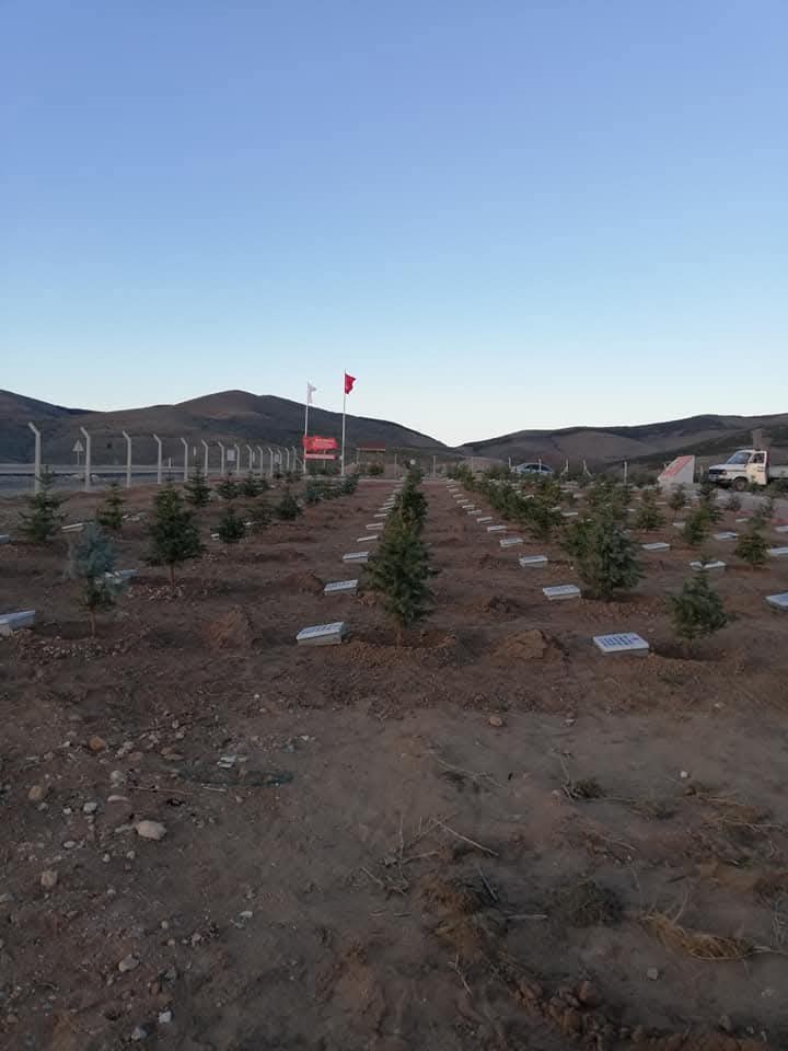 Şehitler Hatıra Ormanında kuruyan ağa&ccedil;lar yenilendi
