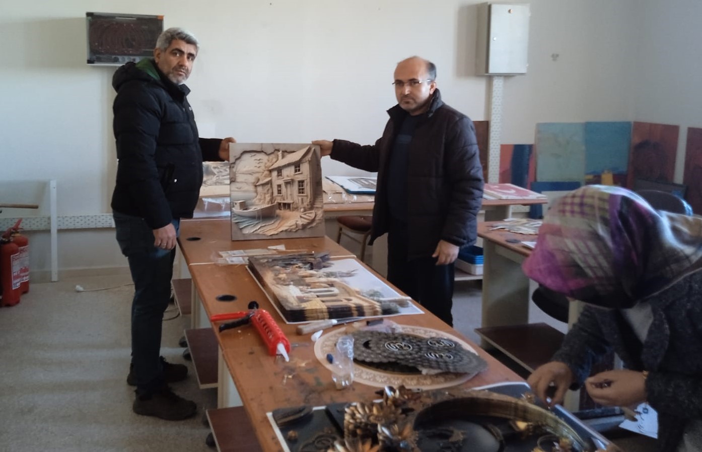 Samsat&rsquo;ta 13 kursla yaygın eğitim veriliyor
