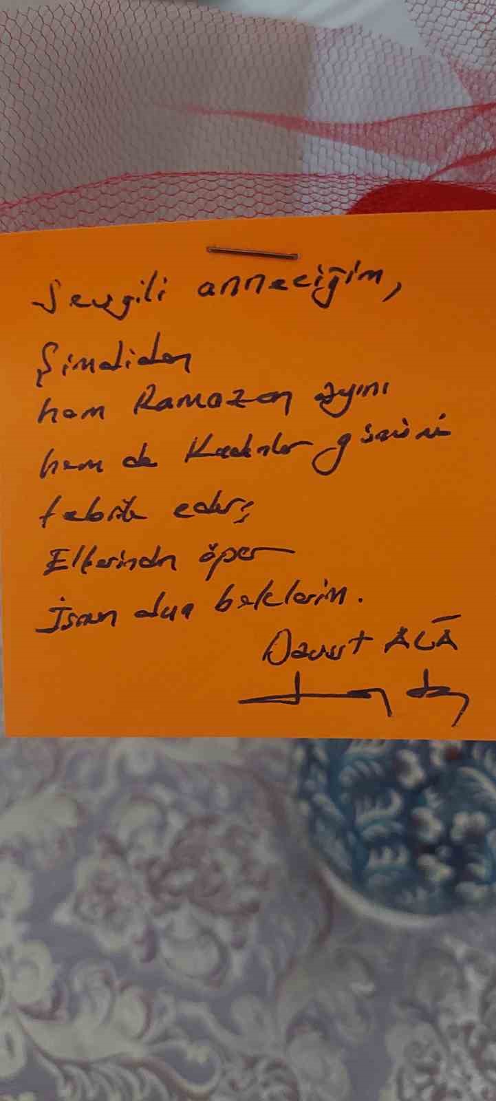 Gazi T&uuml;mgeneral Ala&rsquo;dan şehit annesine anlamlı hediye
