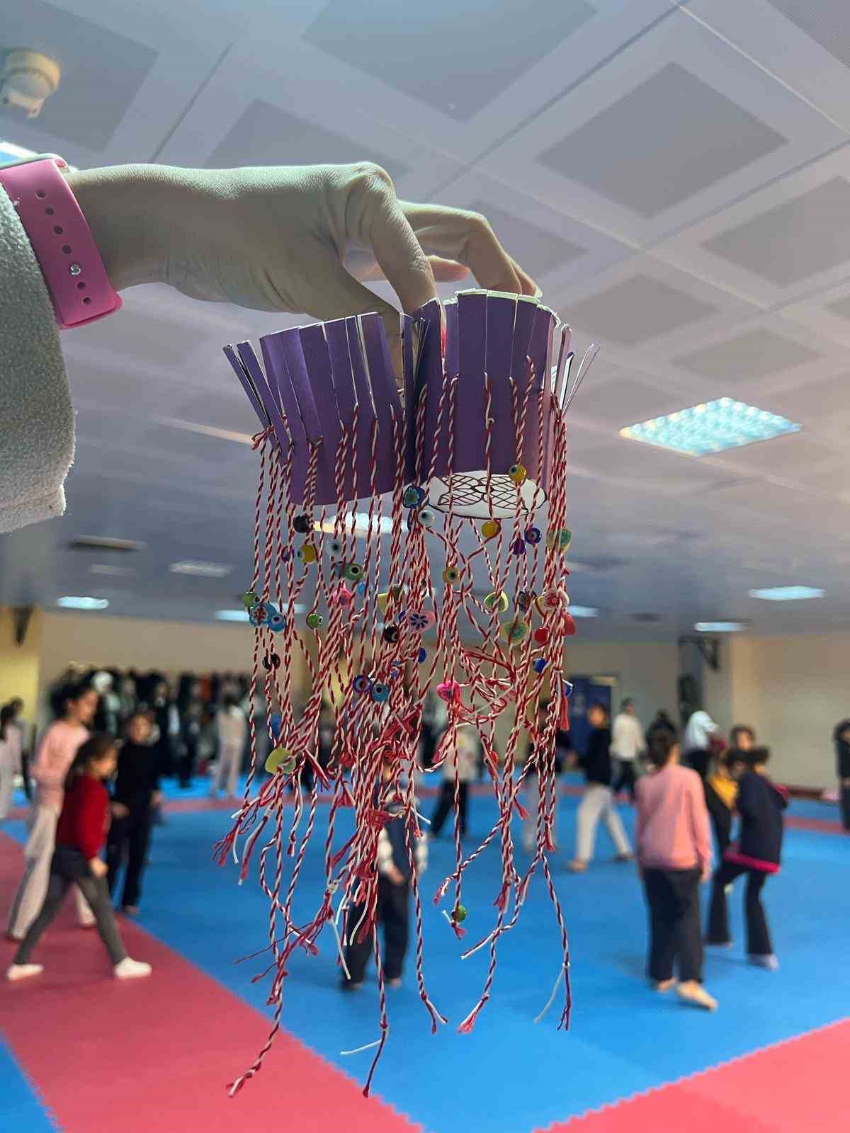 Sevgi evlerinin çocukları taekwondo yaptı