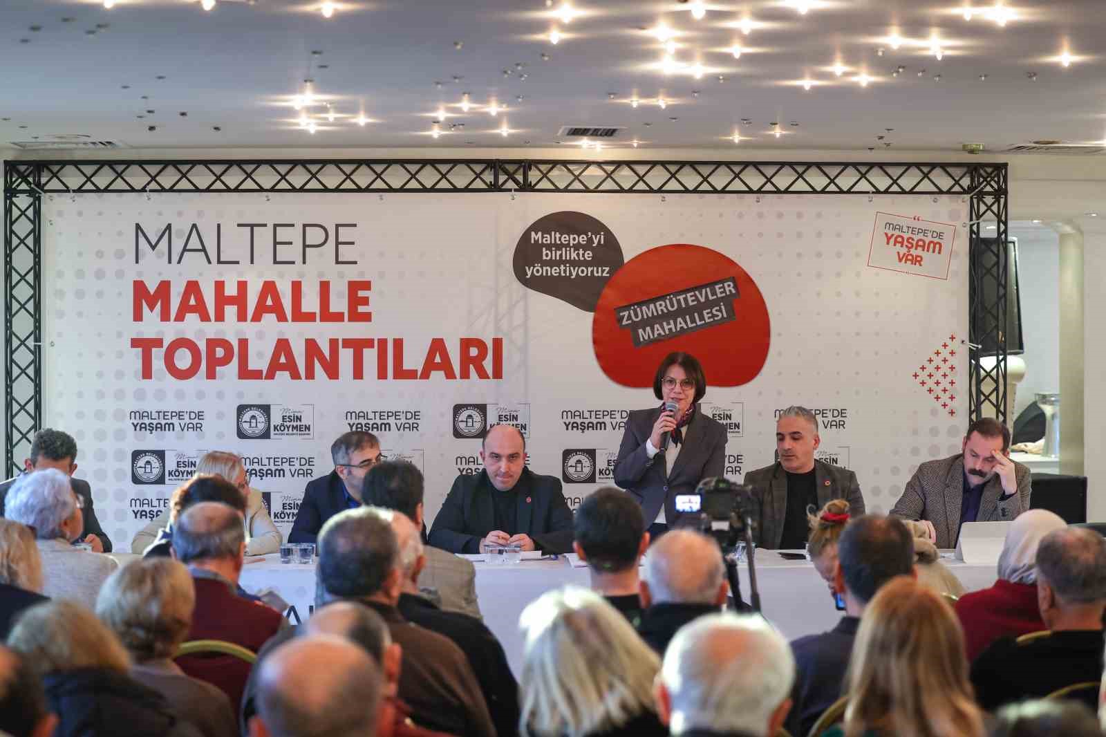 Başkan Köymen, Maltepe’nin en kalabalık mahallesine konuk oldu