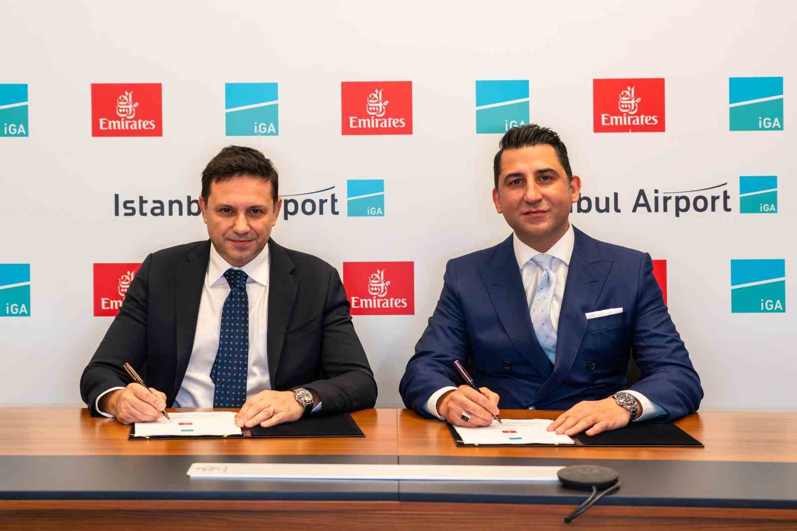 İGA İstanbul Havalimanı ve Emirates’ten iş birliği anlaşması
