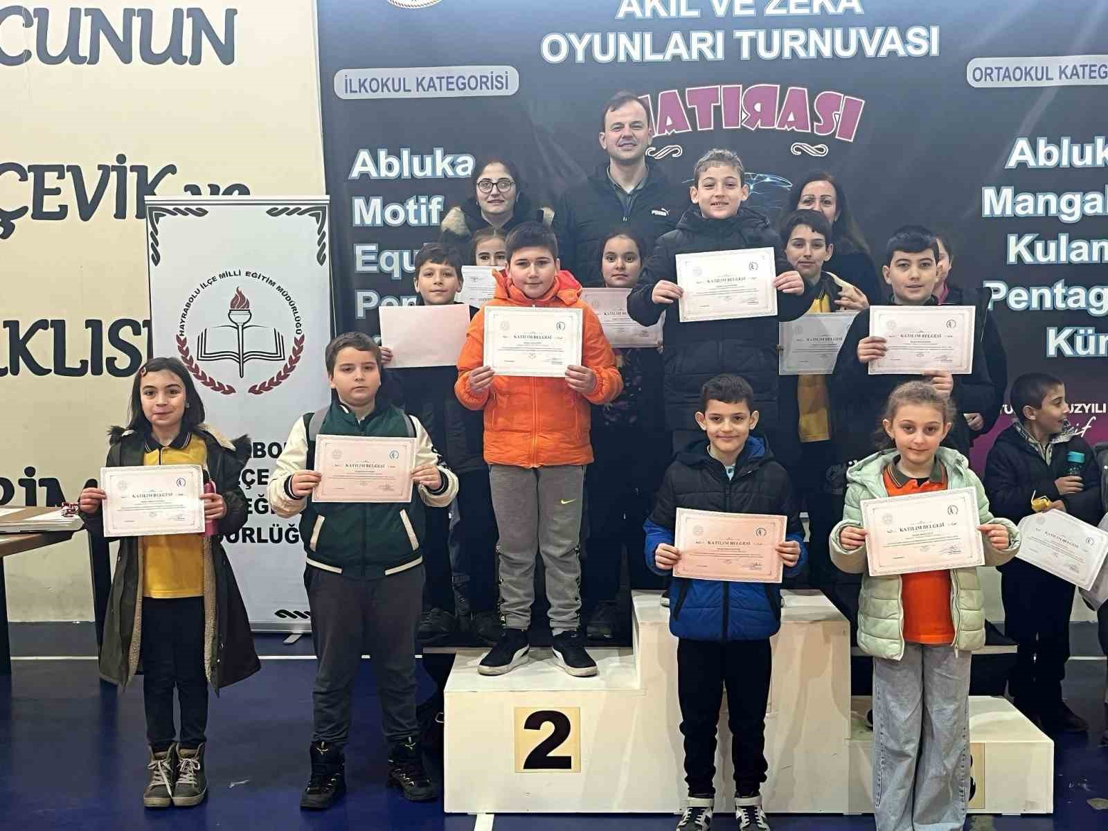 Hayrabolu’da akıl ve zeka oyunları turnuvası düzenlendi