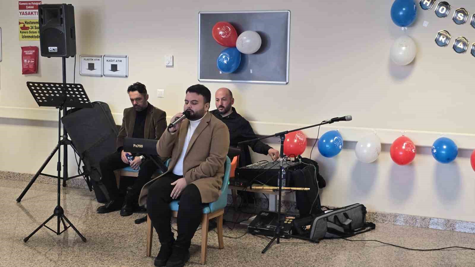 İlçe Müftülüğünden palyatif servisindeki hastalara destek etkinliği