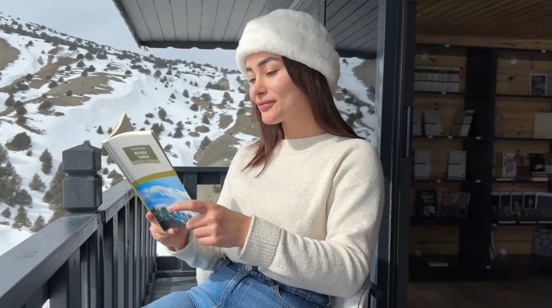 Ergan Dağı Kayak Merkezi’nde ’Dağ Kütüphanesi’ açıldı