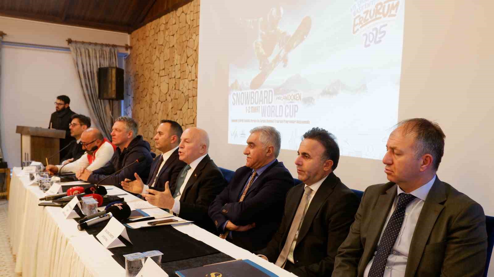 Erzurum’da FIS Snowboard Cross World Cup heyecanı
