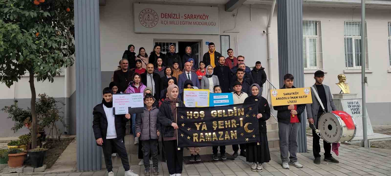 Sarayköylü minikler Ramazan ayını coşkuyla karşıladı