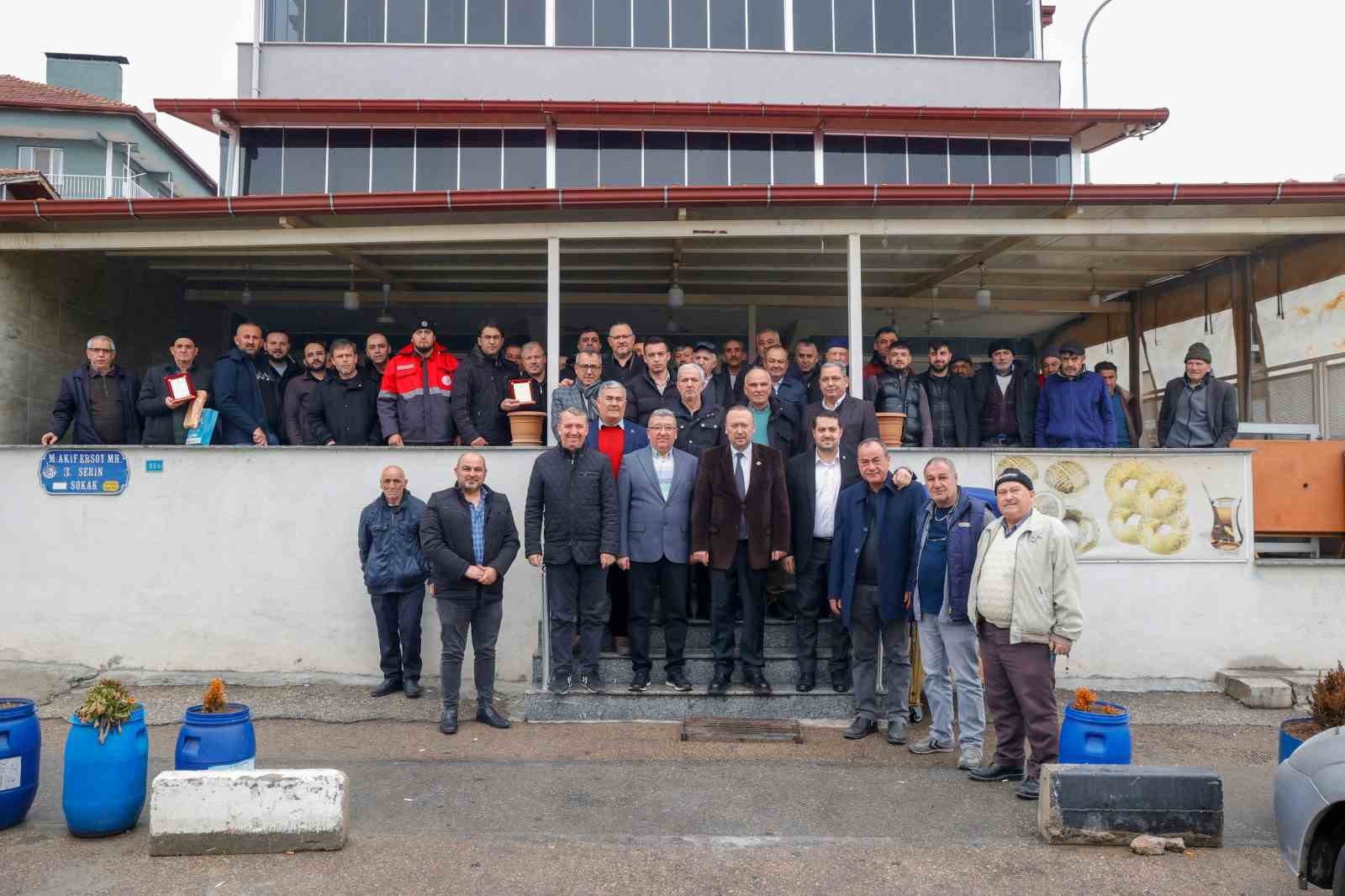 Başkan Yalım esnaflarla bir araya geldi
