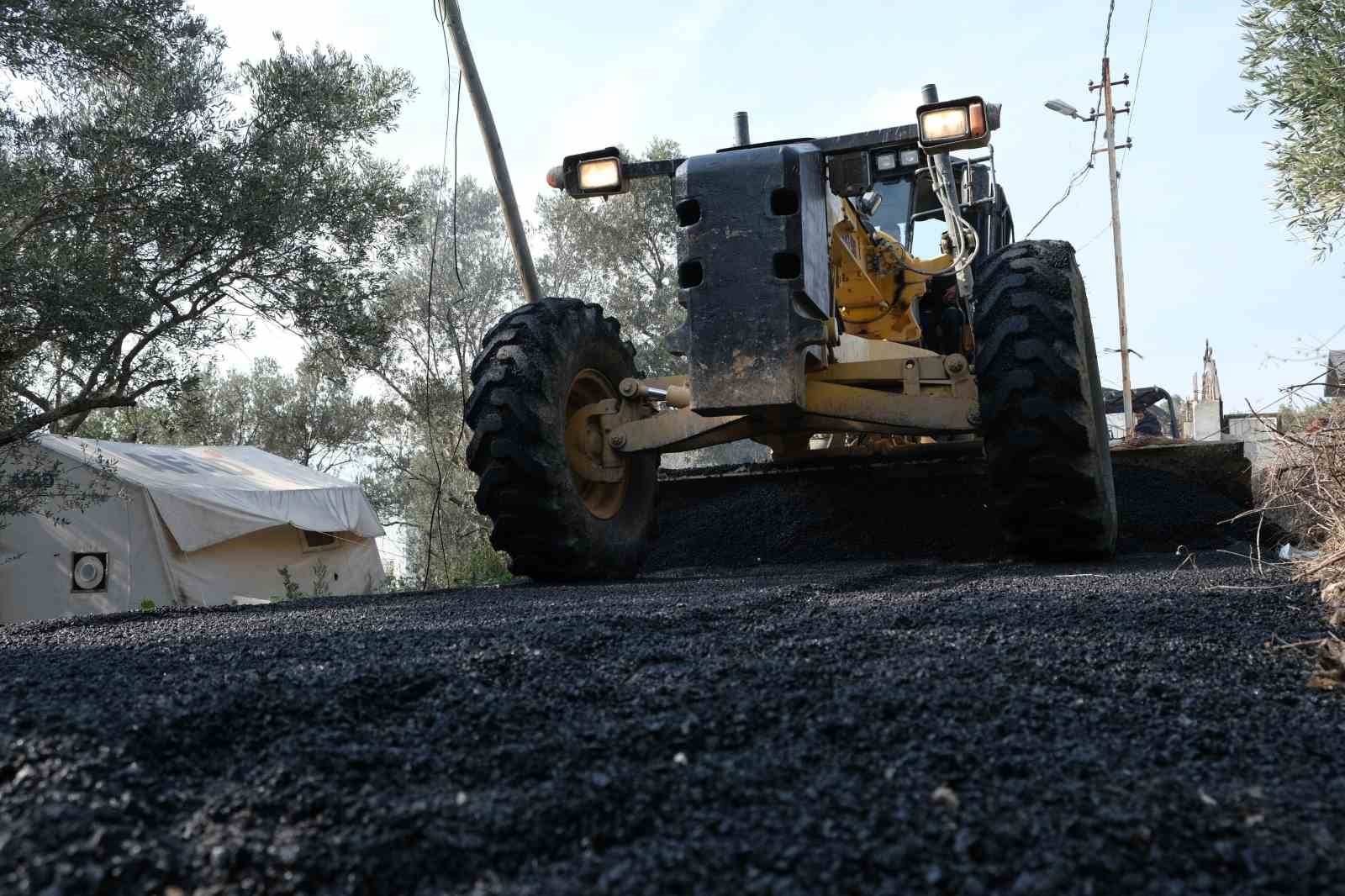 Defne Belediyesi, Çardaklı Mahallesi’nde asfalt yenileme işlemini tamamladı