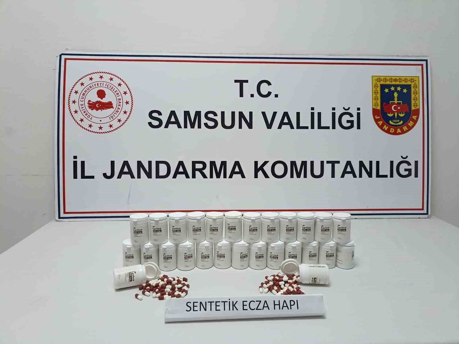 Samsun’da jandarmadan uyuşturucu operasyonu: 2 gözaltı