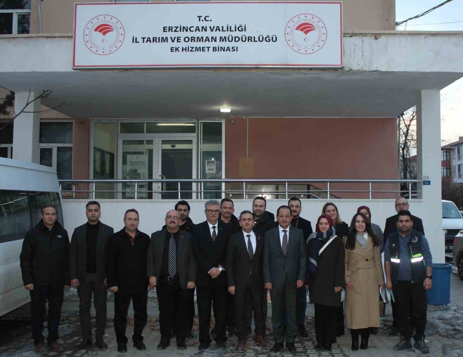 Erzincan tarımında 2025 yılının yol haritası çizildi