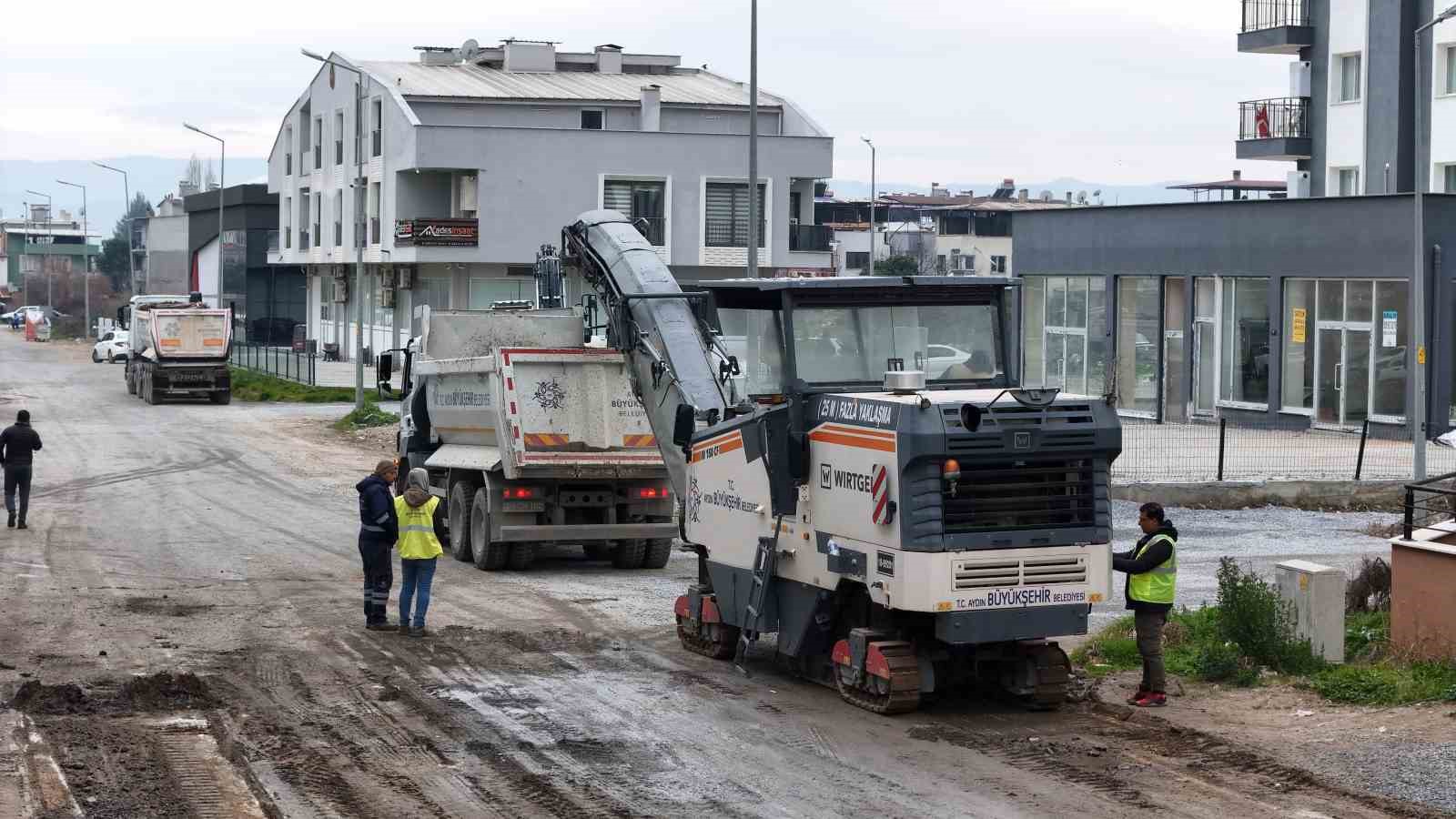 Karacasu Caddesi’nde kazı çalışmaları başladı
