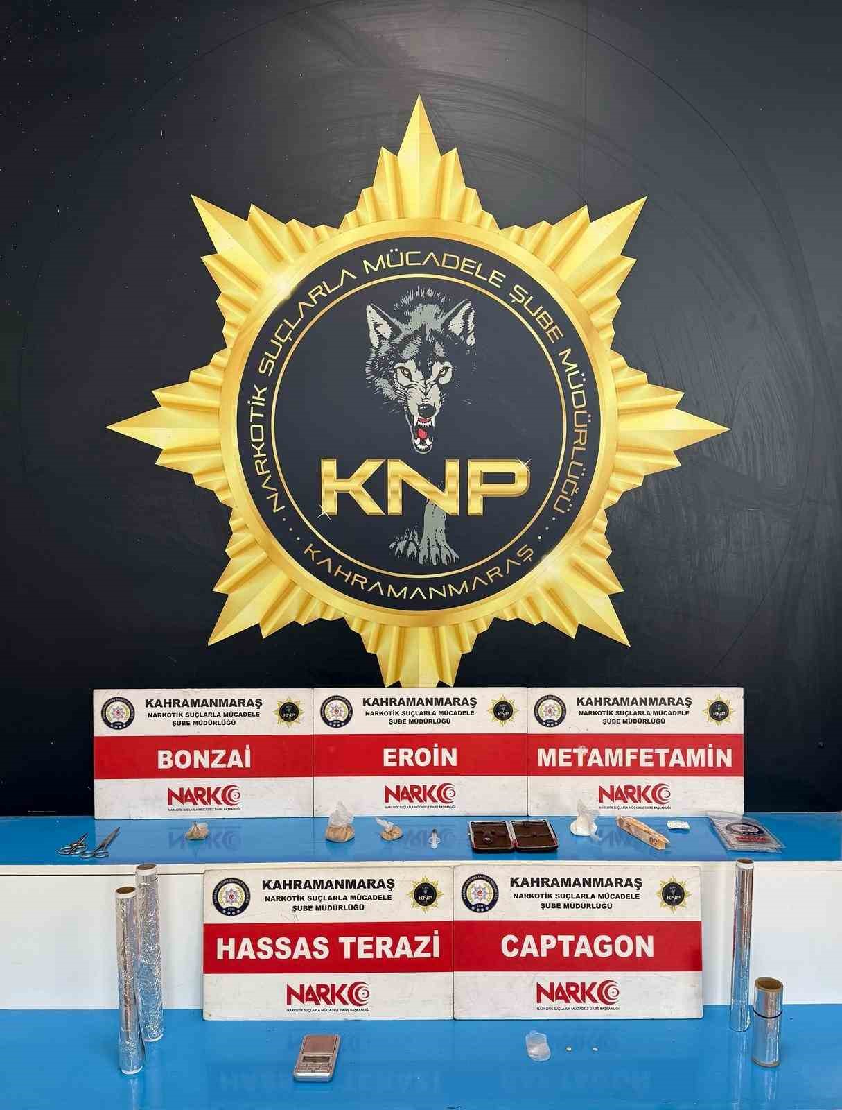 Kahramanmaraş&rsquo;ta uyuşturucuya 12 tutuklama

