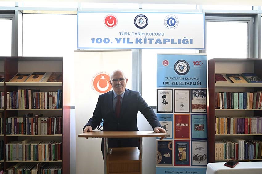 Uşak Üniversitesi’nde "Türk Tarih Kurumu 100. Yıl Kitaplığı" açıldı