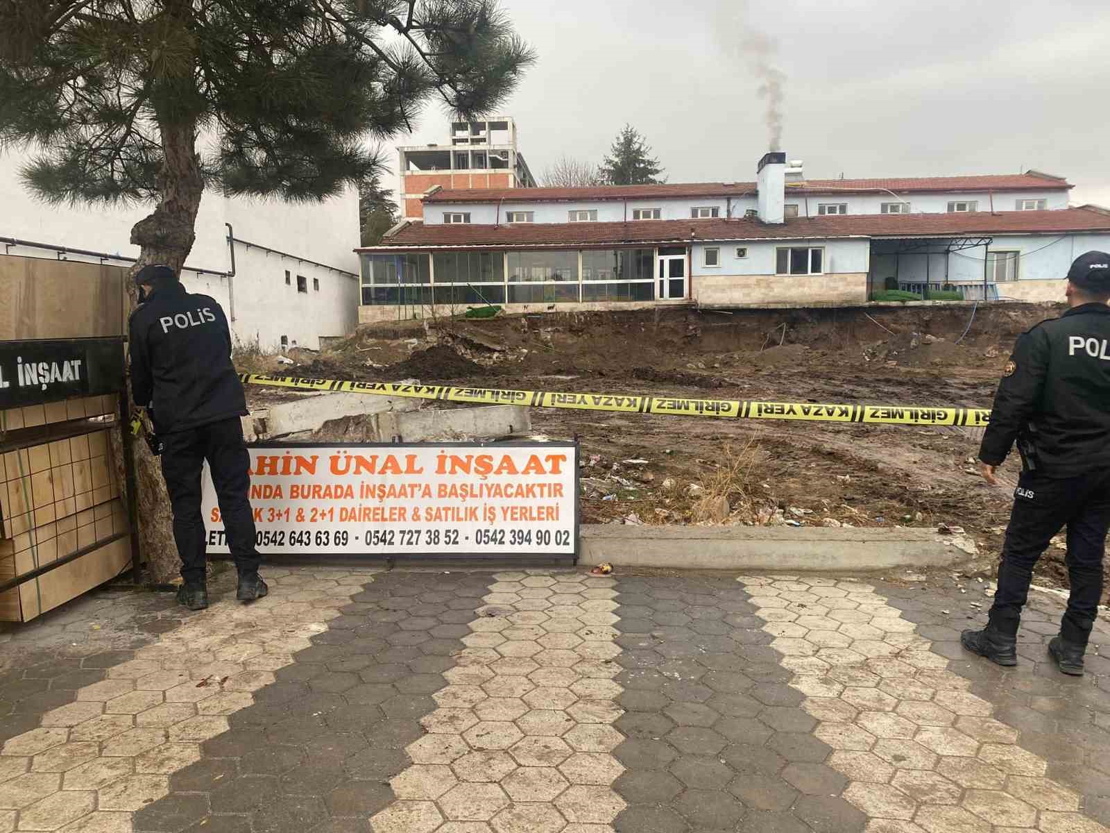 Tehlike oluşturan inşaatın çalışmaları durduruldu