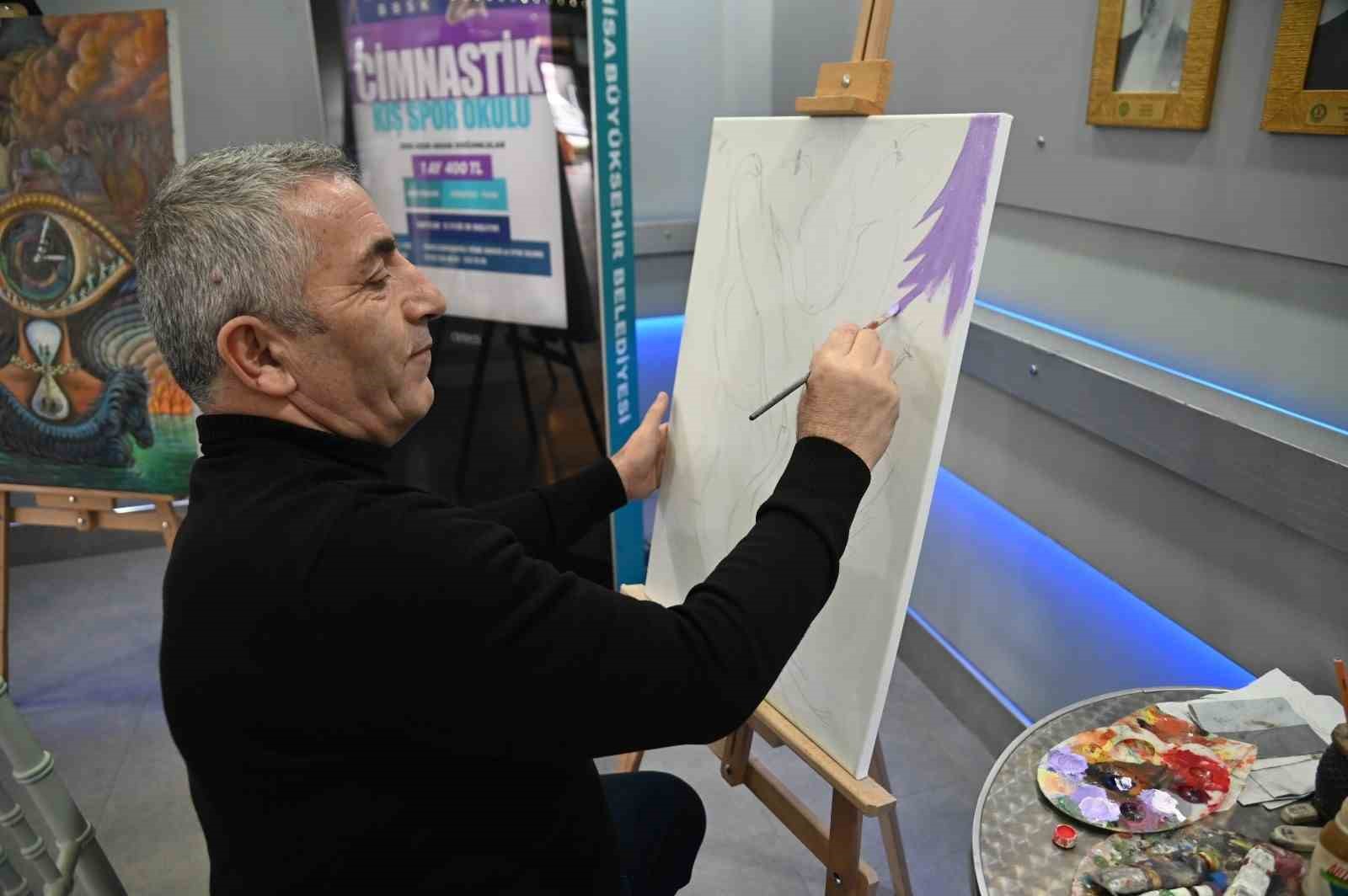 ’Fırça İzleri’ karma sergisi sanatseverlerle buluştu