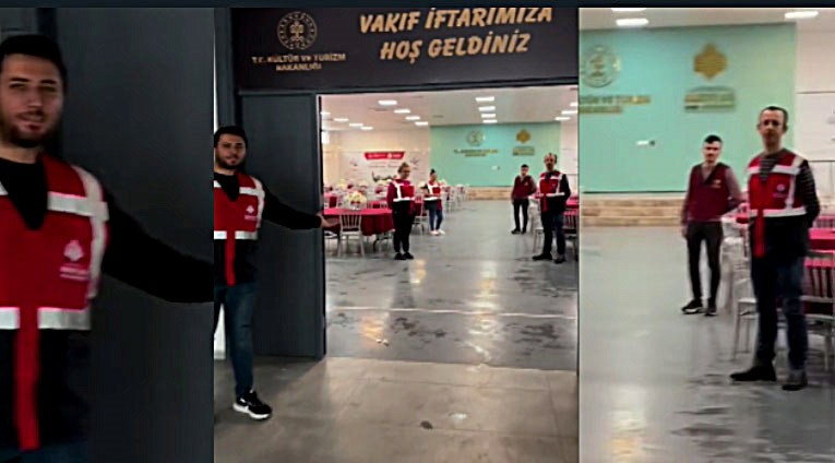 Vakıflar Edremit&rsquo;te bu yıl ilk kez iftar sofrası kurdu
