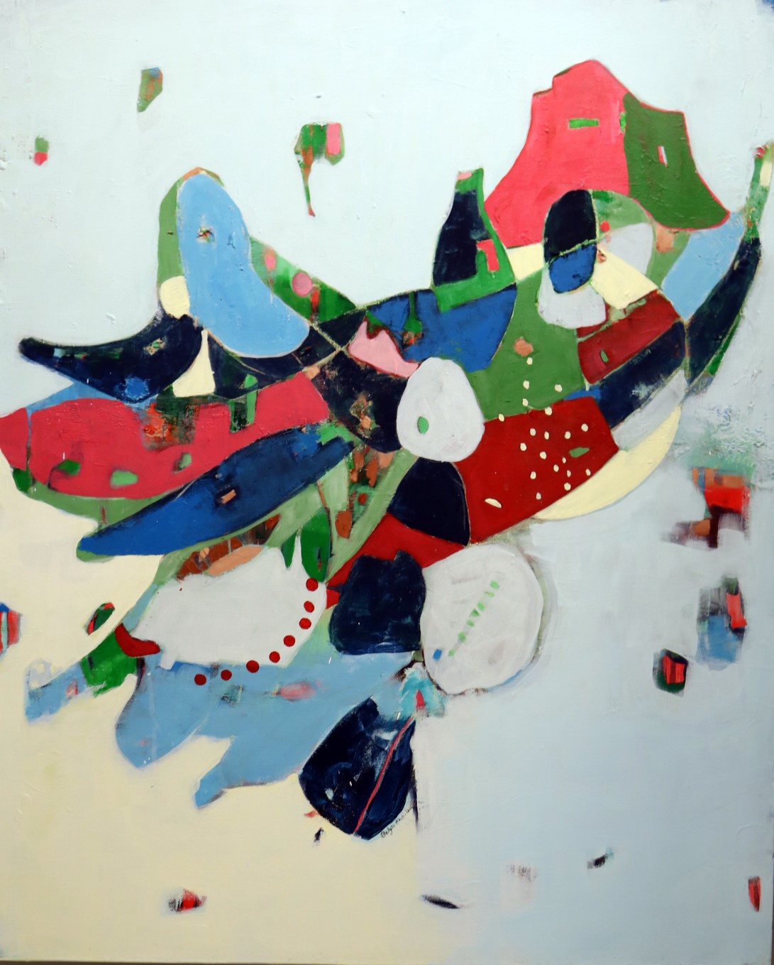 Ressam Belgin Akın SANKO Sanat Galerisi&rsquo;nde sergi a&ccedil;tı
