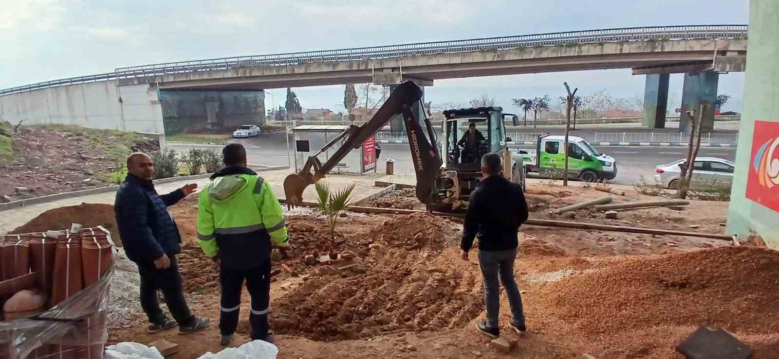 Tavşancıl’daki viyadüğe estetik dokunuş