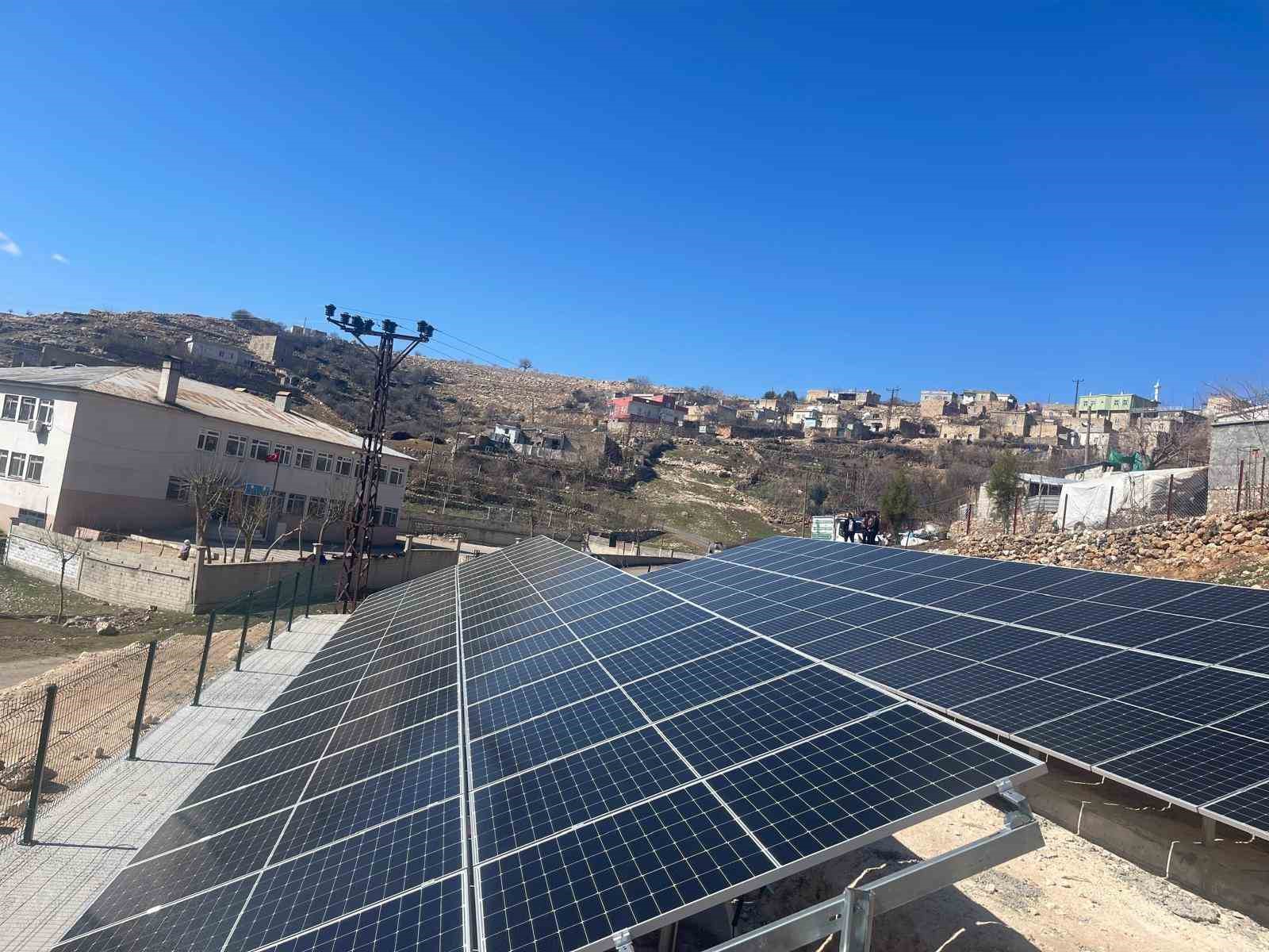 Şırnak’ta GES projesi ile içme suyu hattının enerji ihtiyacı karşılanıyor