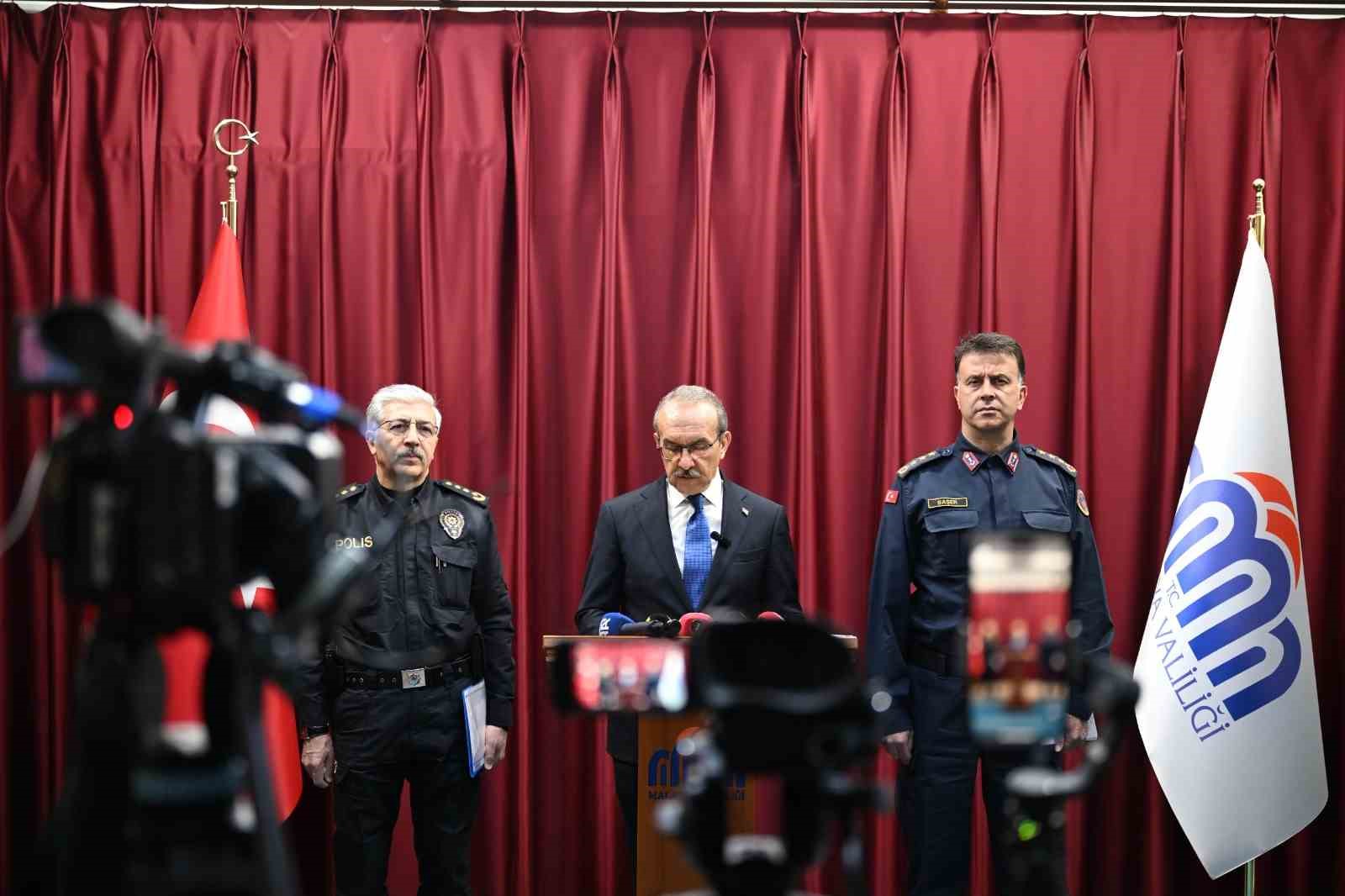 Vali Seddar Yavuz,  2025 yılı Ocak- Şubat ayı güvenlik faaliyet verilerini açıkladı