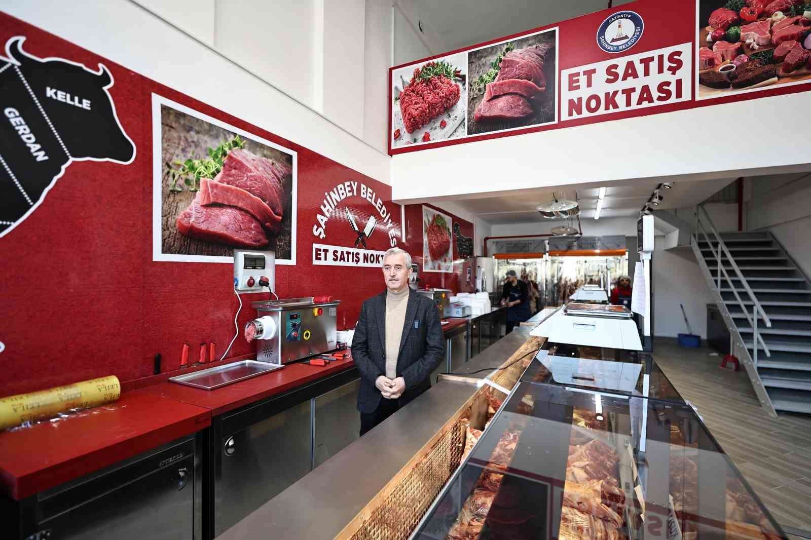 Şahinbey Belediyesi et satış noktasını hizmete sundu
