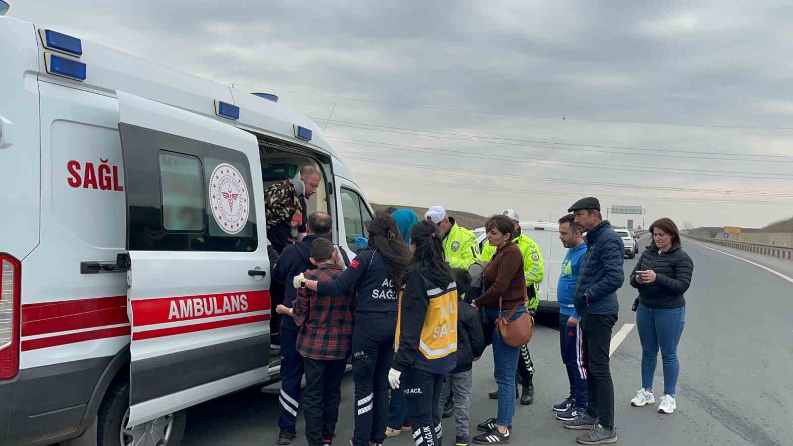 Ergene’de trafik kazası: 3 yaralı