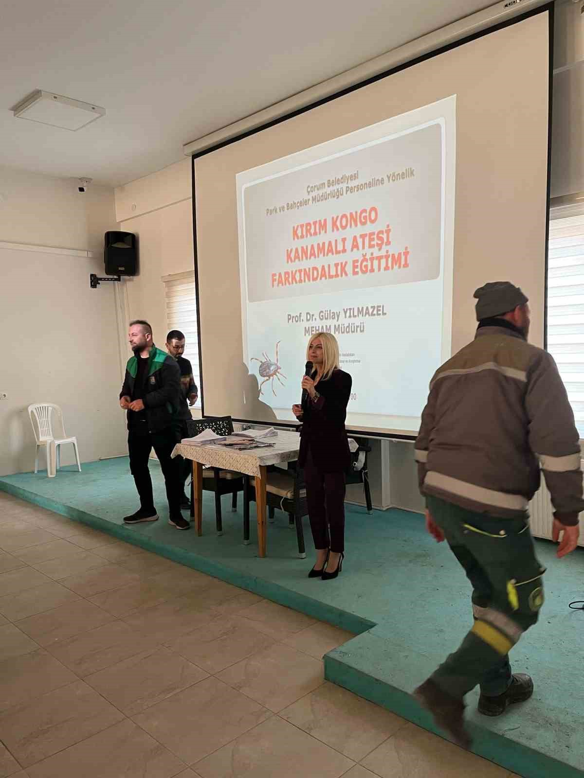 &Ccedil;orum Belediyesi personeline KKKA farkındalık eğitimi verildi
