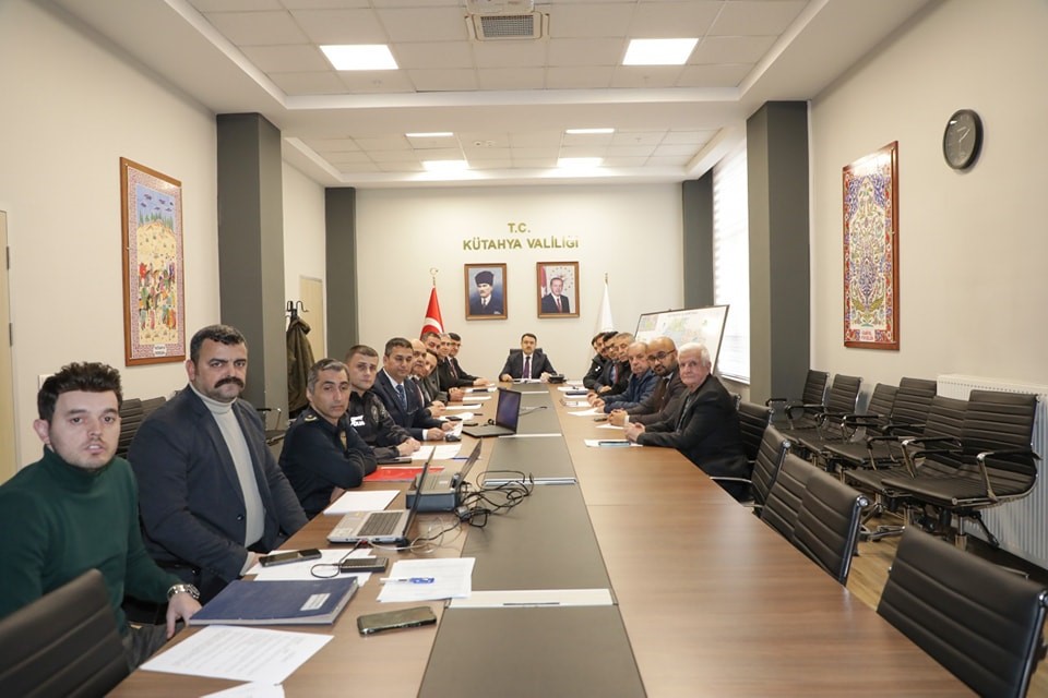 K&uuml;tahya&rsquo;da &rsquo;İl Spor G&uuml;venlik Koordinasyon Toplantısı&rsquo; ger&ccedil;ekleştirildi
