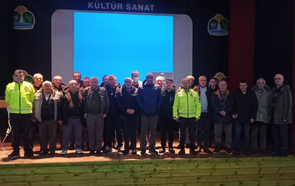 Sinop’ta okul müdürleri ve servis şoförlerine eğitim