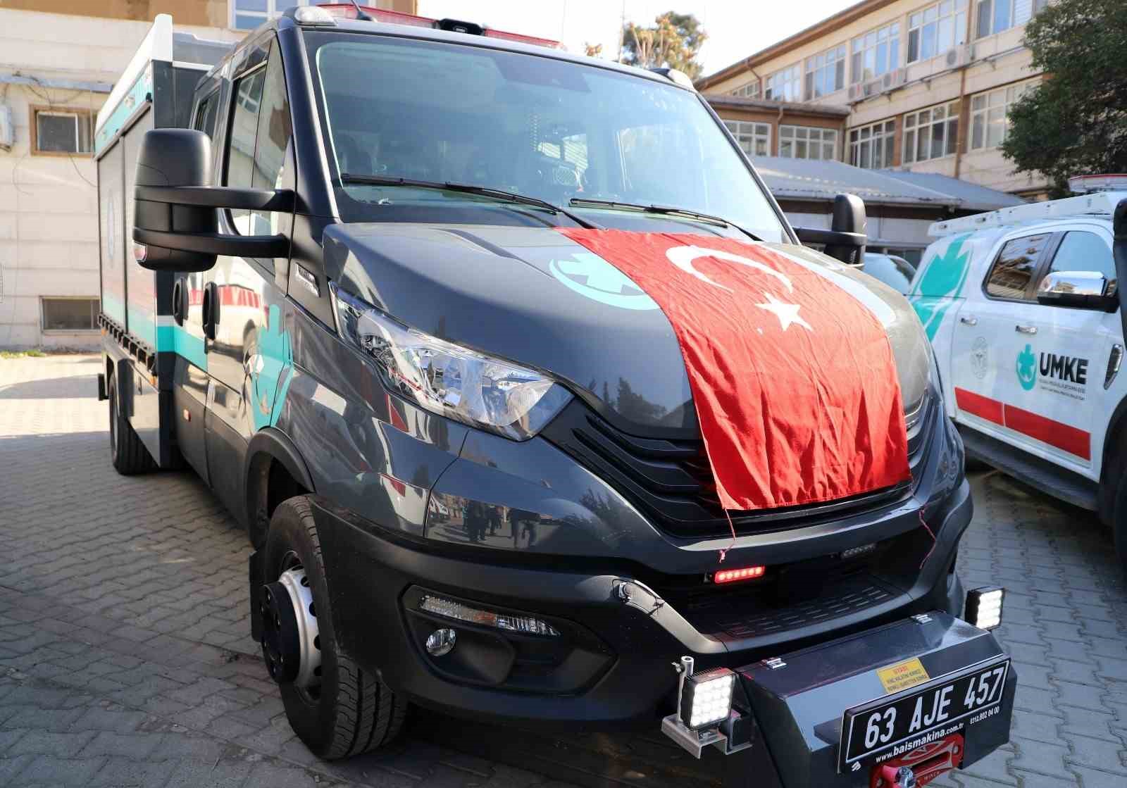 Sağlık Bakanlığı’ndan Şanlıurfa’ya ambulans ve UMKE aracı desteği