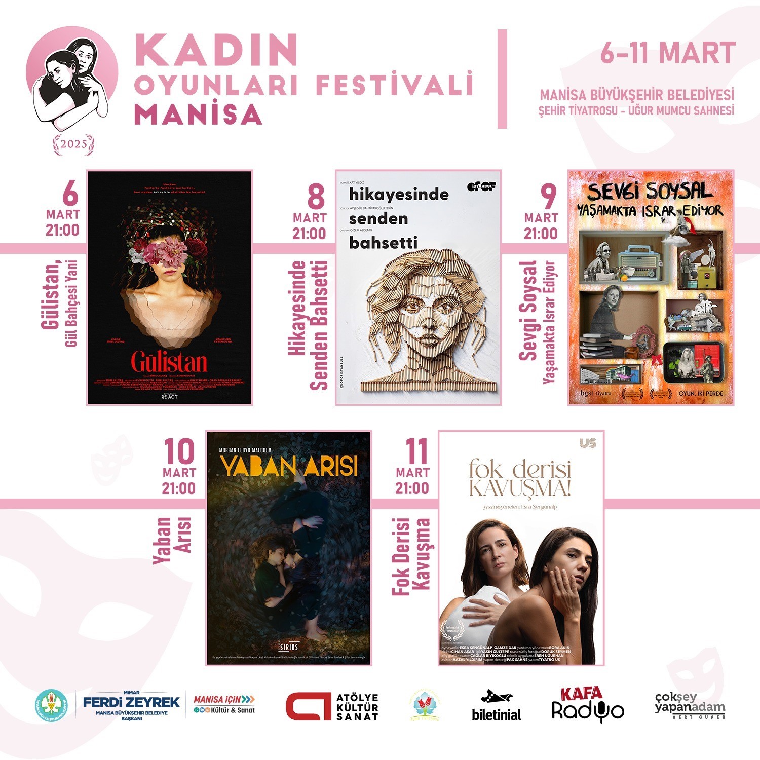 Manisa’da 8 Mart’a özel Kadın Oyunları Festivali düzenlenecek