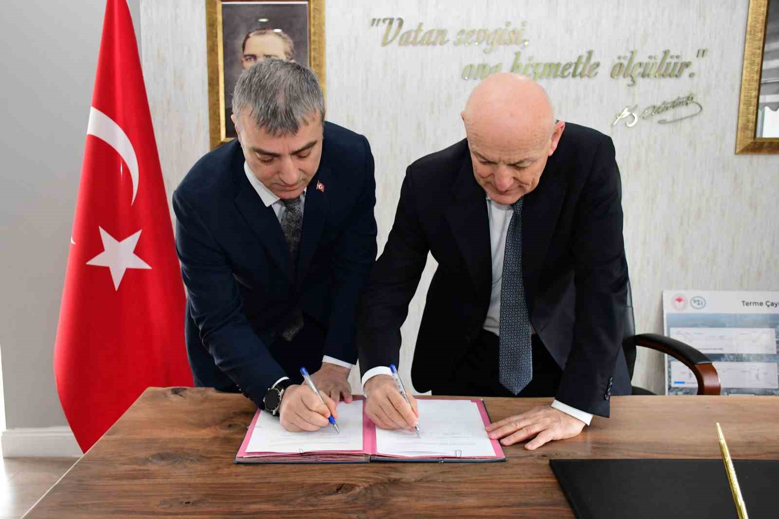 Terme’de bilim şenliği için protokol imzalandı