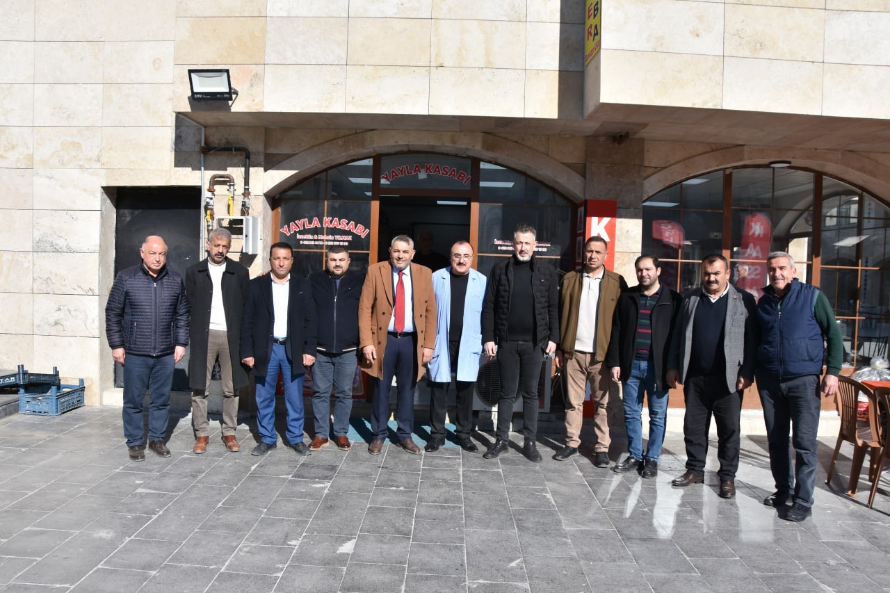 Sadıkoğlu, Eskimalatya esnafıyla bir araya geldi