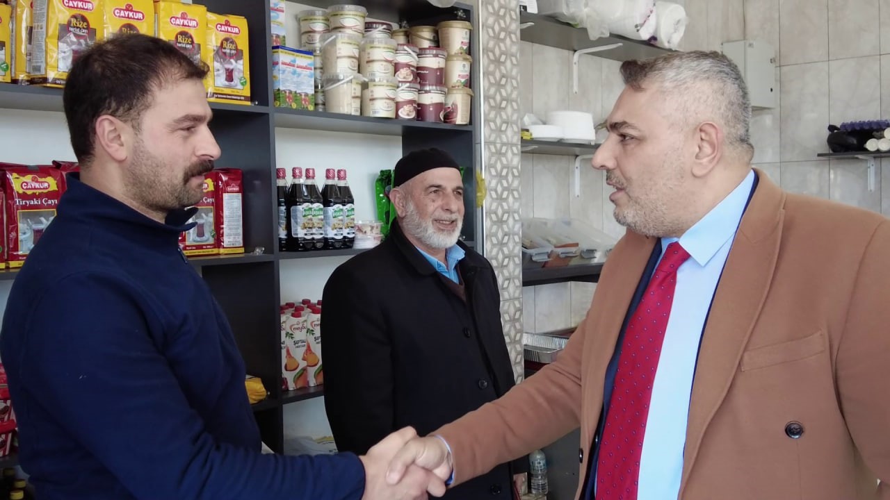 Sadıkoğlu, Eskimalatya esnafıyla bir araya geldi
