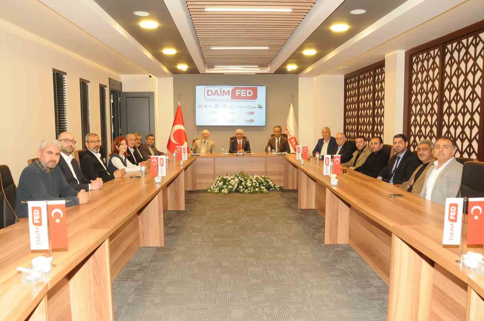 DAİMFED ve Kızılay&rsquo;dan ortak yardım projesi hazırlığı
