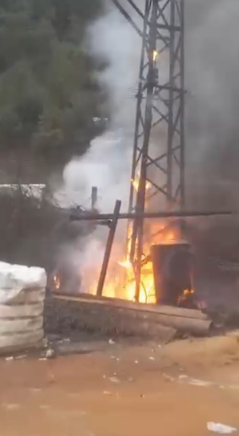 Sinop’ta trafo yangını