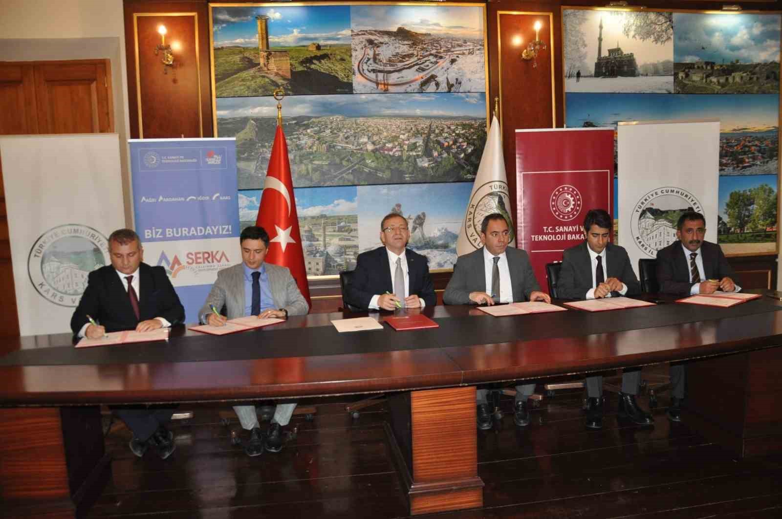 Kars’ta 19 milyonluk projenin sözleşmesi imzalandı