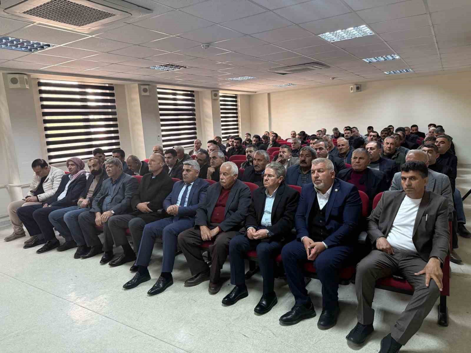 Cizre’de çiftçi ve yatırımcılara yönelik KKYDP toplantısı