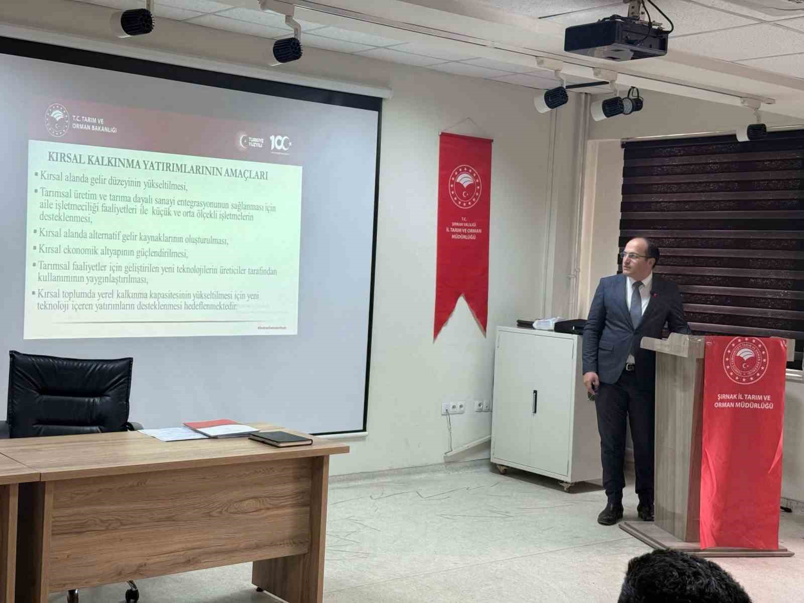 Cizre&rsquo;de &ccedil;ift&ccedil;i ve yatırımcılara y&ouml;nelik KKYDP toplantısı
