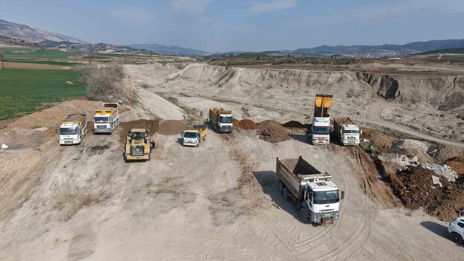 Kahramanmaraş&rsquo;ta hafriyat kamyonlarına denetim
