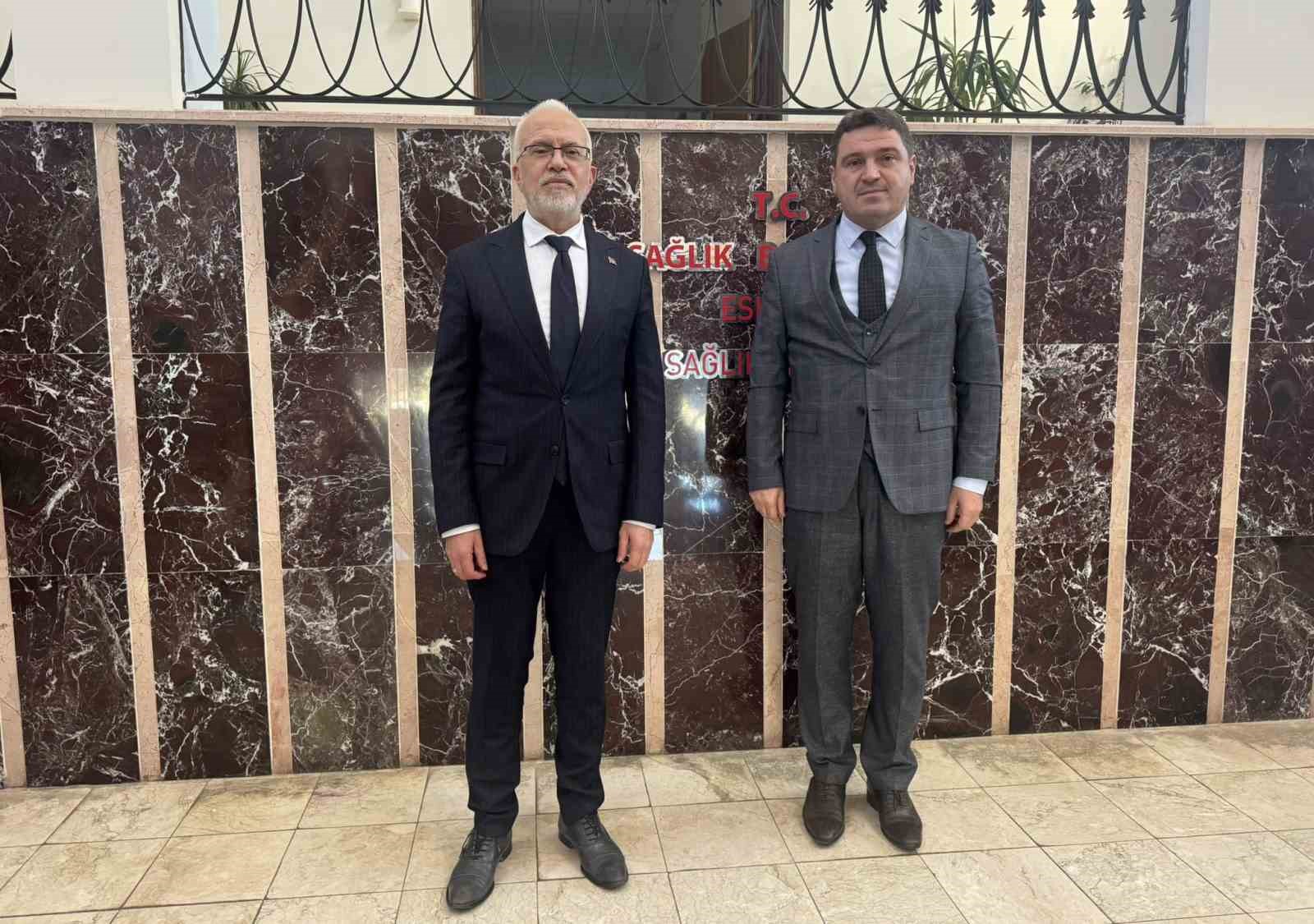 Eskişehir Cumhuriyet Başsavcısı Karakülah’tan İl Sağlık Müdürü Bildirici’ye ziyaret