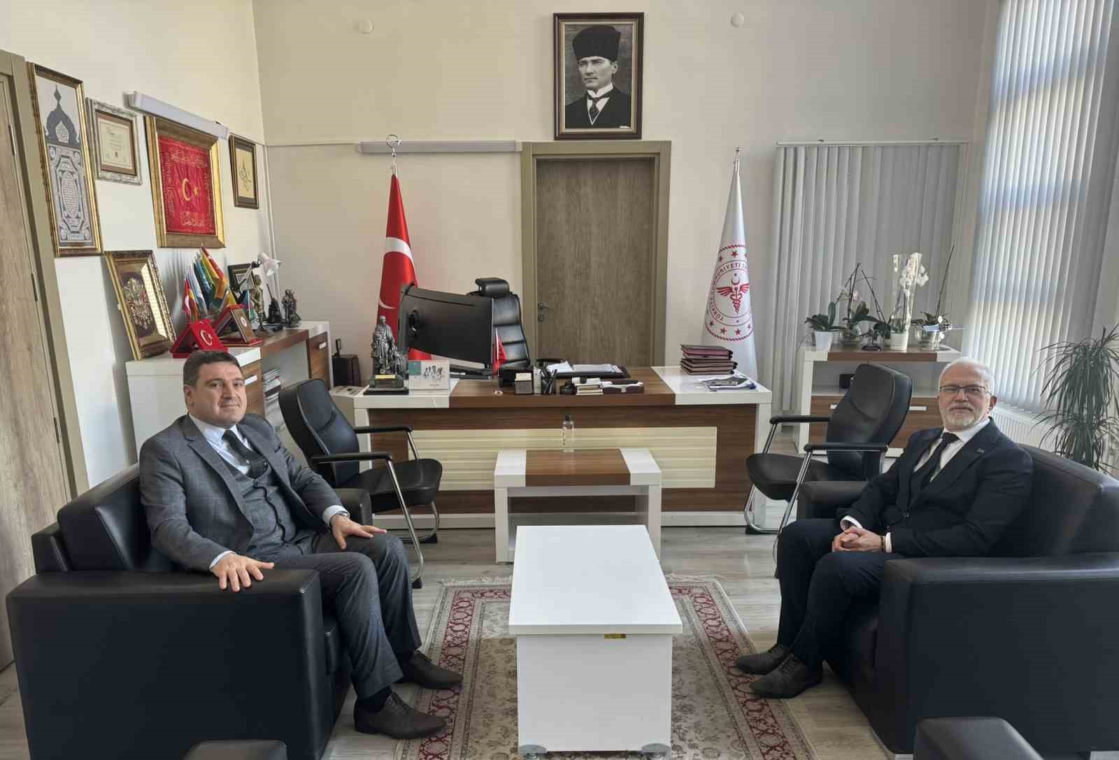 Eskişehir Cumhuriyet Başsavcısı Karak&uuml;lah&rsquo;tan İl Sağlık M&uuml;d&uuml;r&uuml; Bildirici&rsquo;ye ziyaret
