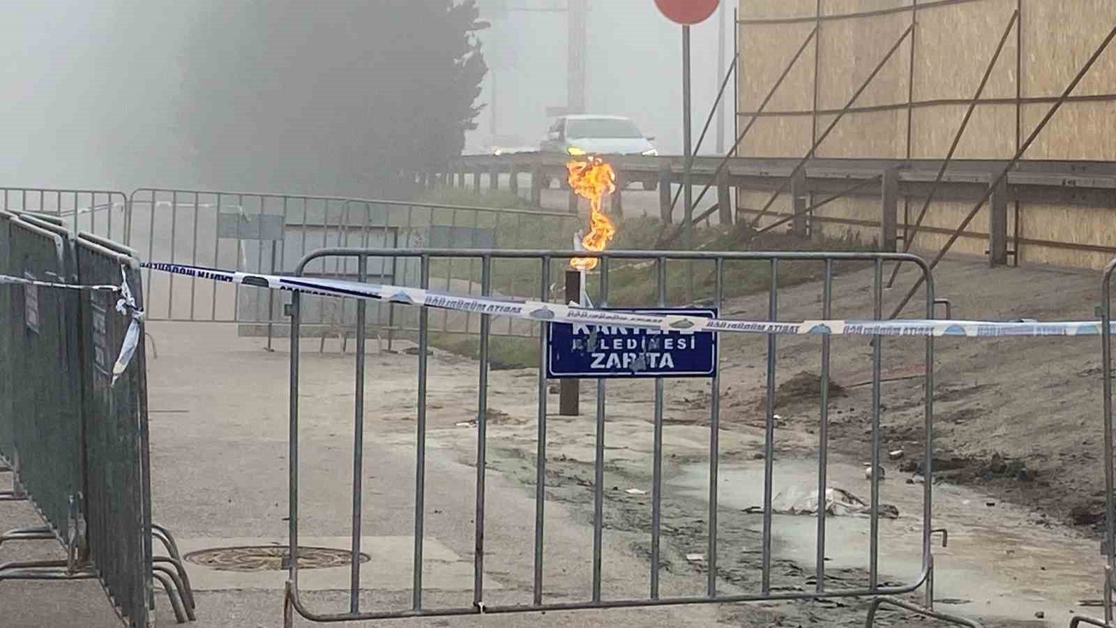 4 gündür yanan gaz söndü, ekipler yeniden alevlendirdi
