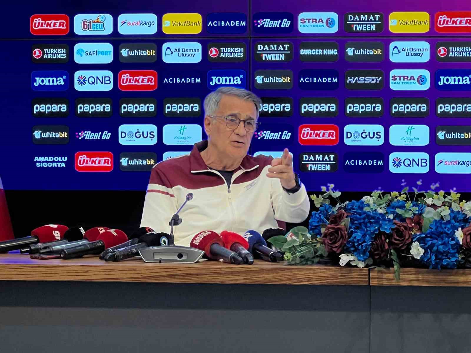 Şenol Güneş: "Dik durup bunların hepsini aşacağız"