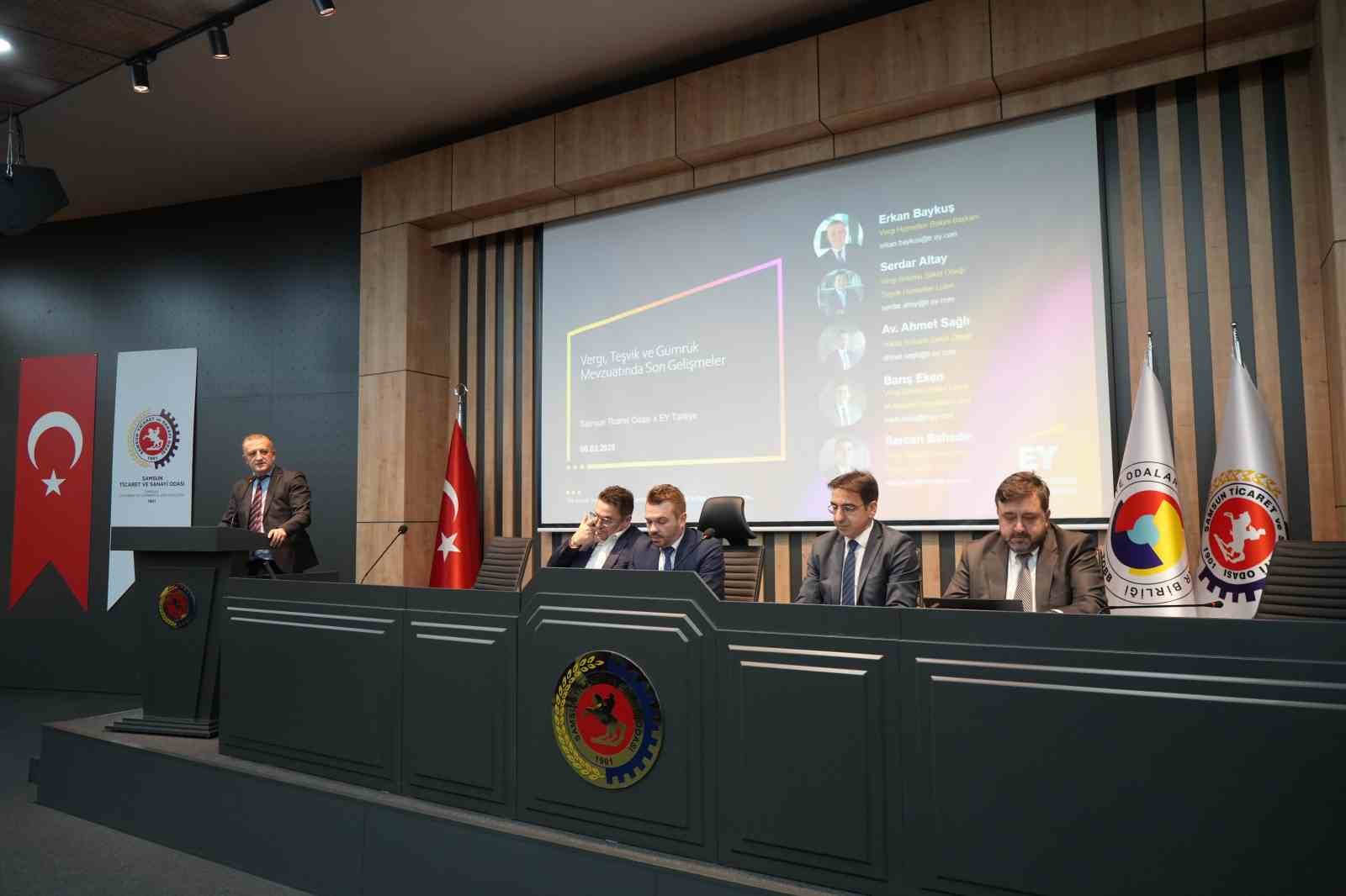 "Vergi, Teşvik ve G&uuml;mr&uuml;k Mevzuatı" Samsun&rsquo;da masaya yatırıldı
