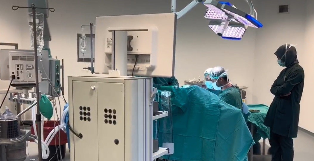 Bitlis’te izsiz cerrahi tekniğiyle rahim alma ameliyatı yapıldı