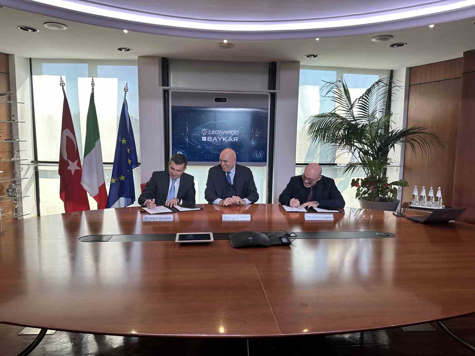 Baykar ve Leonardo&rsquo;dan ortaklık anlaşması
